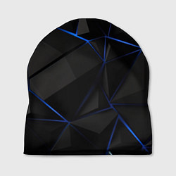 Шапка Black blue style, цвет: 3D-принт