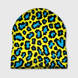 Шапка Кислотный леопард паттерн, цвет: 3D-принт