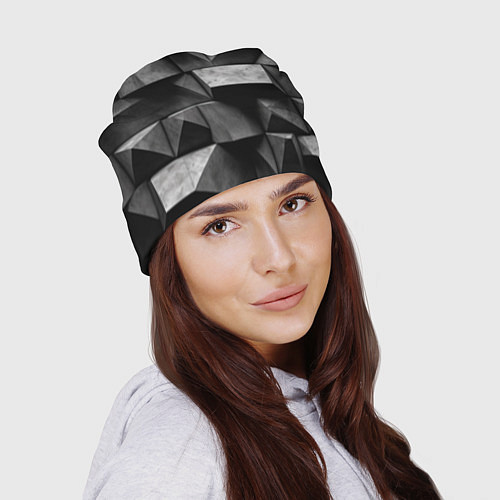 Шапка Обман зрения и каменные плиты / 3D-принт – фото 2