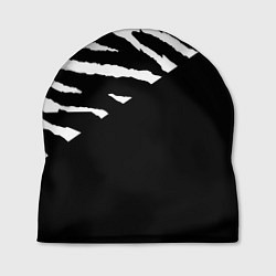 Шапка Полосы зебры с черным, цвет: 3D-принт