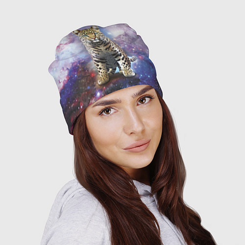 Шапка Space leopard / 3D-принт – фото 2