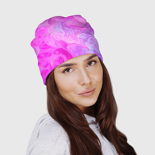 Шапка Розовая текстура / 3D-принт – фото 2