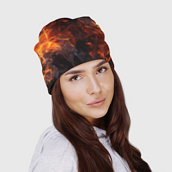 Шапка Огонь и искры, цвет: 3D-принт — фото 2