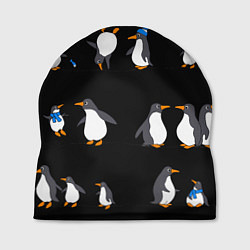 Шапка Веселая семья пингвинов