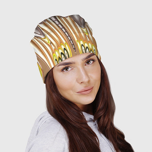 Шапка Абстрактный рисунок по мотивам крыла бабочки / 3D-принт – фото 2