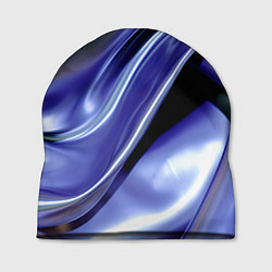 Шапка Синяя вязкая абстракция, цвет: 3D-принт