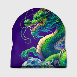 Шапка Японская гравюра дракона - ирезуми, цвет: 3D-принт