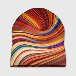 Шапка Цветные волны - нейросеть, цвет: 3D-принт