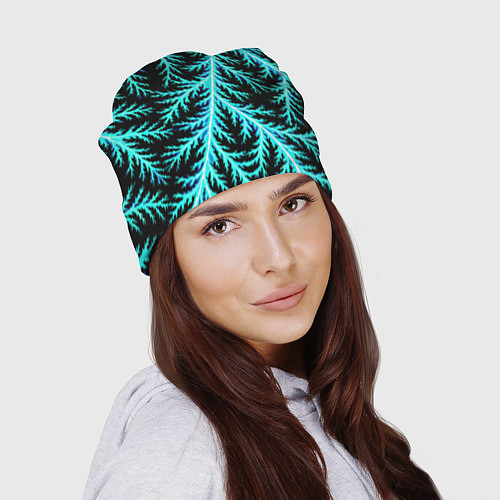Шапка Разряды электричества Tie Dye / 3D-принт – фото 2