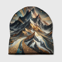 Шапка Золотые горы, цвет: 3D-принт