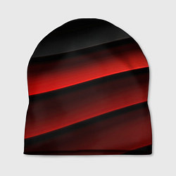 Шапка Черно-красный объемный градиент, цвет: 3D-принт