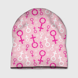 Шапка Гендерный женский знак венеры, цвет: 3D-принт