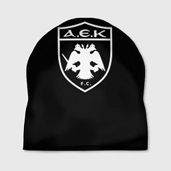 Шапка AEK fc белое лого