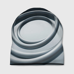 Шапка Серые кольца, цвет: 3D-принт