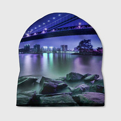 Шапка Вечерняя Америка - мост, цвет: 3D-принт