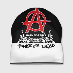 Шапка Анархия - Punks not dead, цвет: 3D-принт