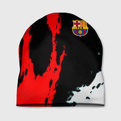 Шапка Barcelona fc краски спорт, цвет: 3D-принт