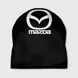 Шапка Mazda logo white, цвет: 3D-принт