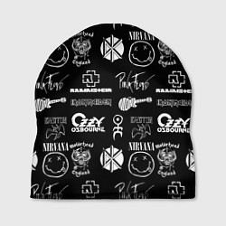 Шапка Rock band pattern