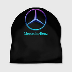 Шапка Mercedes neon logo, цвет: 3D-принт