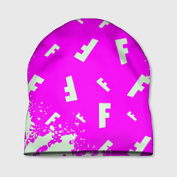 Шапка Fortnite pattern pink