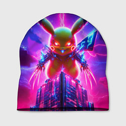 Шапка Neon horror - cyber Pikachu
