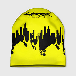 Шапка Cyberpunk 2077 geometry yellow