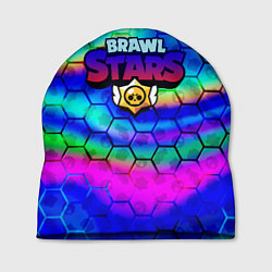 Шапка Brawl stars neon gradient