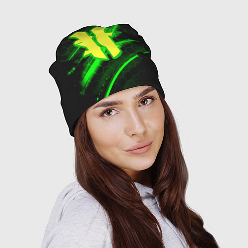 Шапка Starcraft 2 кислотные соты линии / 3D-принт – фото 2