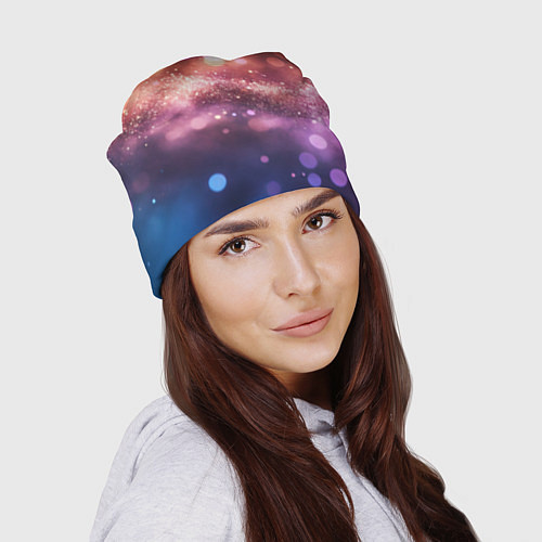 Шапка Праздничный боке / 3D-принт – фото 2