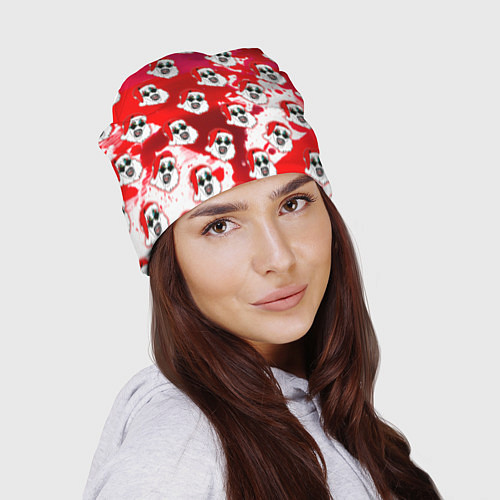 Шапка Funny Santa clown Art in blood / 3D-принт – фото 2