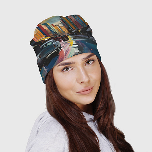 Шапка Улица в стиле экспрессионизм / 3D-принт – фото 2