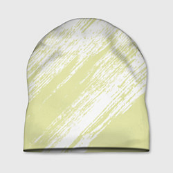 Шапка The color is white and yellow