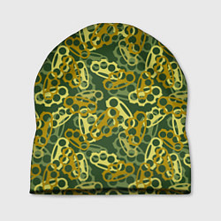 Шапка Зелёные кастеты, цвет: 3D-принт