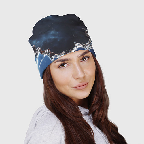 Шапка Объемная дыра в стене текстура / 3D-принт – фото 2