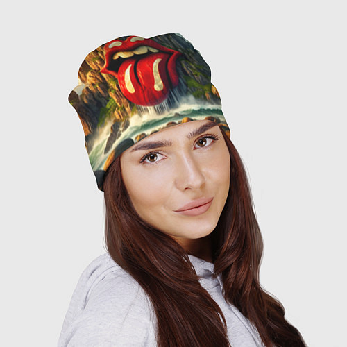 Шапка Rolling Stones - sea rocks / 3D-принт – фото 2