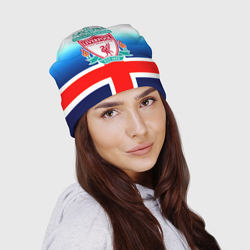 Шапка Liverpool Англия / 3D-принт – фото 2