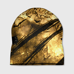 Шапка Золото с черной текстурой, цвет: 3D-принт