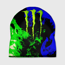 Шапка Monster energy кислотный огонь, цвет: 3D-принт