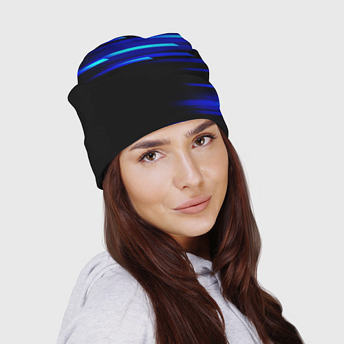 Шапка Color blue black / 3D-принт – фото 2