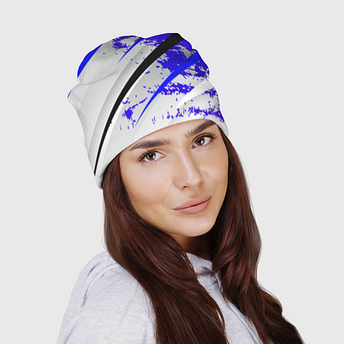 Шапка Color white blue / 3D-принт – фото 2