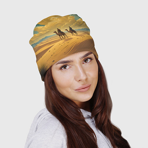 Шапка В пустыне на верблюдах / 3D-принт – фото 2
