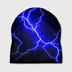 Шапка Color blue black