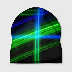 Шапка Color blue black green, цвет: 3D-принт