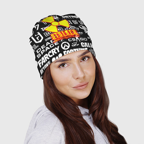 Шапка Сталкер все логотипы игр / 3D-принт – фото 2