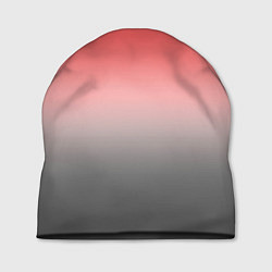 Шапка Бледный красно-серый градиент, цвет: 3D-принт