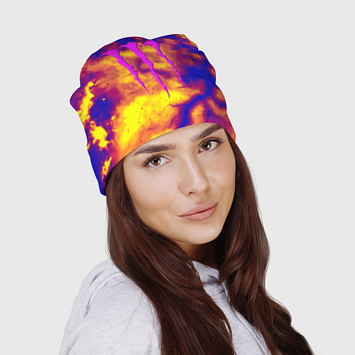 Шапка Monster energy storm grunge / 3D-принт – фото 2