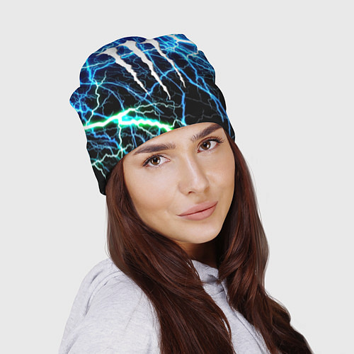 Шапка Monster energy electro / 3D-принт – фото 2