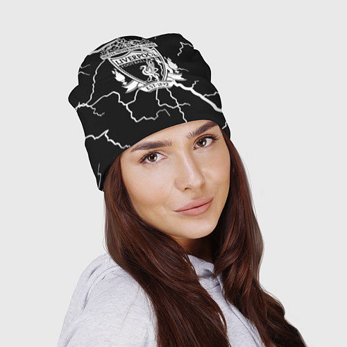 Шапка Liverpool storm black / 3D-принт – фото 2