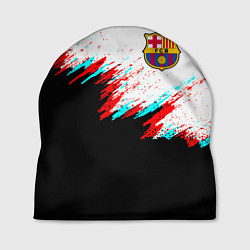 Шапка Barcelona глитч краски